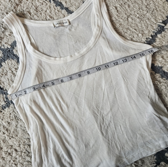 ANINE BING Micromodal Cashmere Blend Tank Top Xs - Picture 3 of 5
